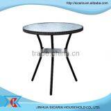 bistro cafe temper glass table