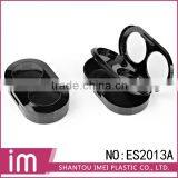 Black Two Layer Empty Plastic Eyeshadow Palette Packaging