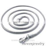 2mm 18inch 316l Stainless Steel Snake Chains With Lobster Claw Clasps