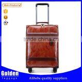 2015 Hot Selling PU Travel Luggage Spinner Trolley Luggage Bag With Removable Wheels thumbnail-1