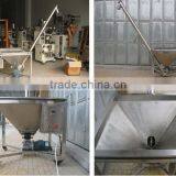 Stainless Steel Inclined Screw Feeder with Hopper Loader/ Screw Conveyor with Hopper