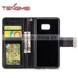 Large Capacity Wallet Case for Note 7, Four Card Slots Two Money Pocket Case for Galaxy Note 7 thumbnail-3