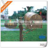 Customized Antique Style Outdoor Metal American Mailbox for Letters thumbnail-2