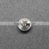 Rolling Plating Silver Denim Button thumbnail-1