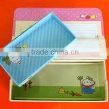 top sale cute two separete recycle paper pencil case