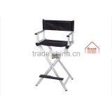 CE Certificate Aluminum Director Chair Black Makeup Chair thumbnail-3