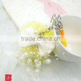 Yellow Plush Pom Pom Keychain for Decoration thumbnail-1