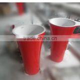 Solid Surface Table Top Man-made Stone Pedestal Basin, Artificial Stone Freestanding Wash Basin thumbnail-2