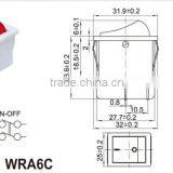 Lighted 120v Rocker Switch,CE TUV ROHS KC Approved Lighted Square Rocker Switch,Hair Dryers Rocker Switch, Electrical Switch thumbnail-3
