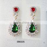 Eardrop Dangle Hook Evening Earrings Gold Ornaments thumbnail-1