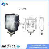 15W Square Epileds LED Truck Work Light LH-193 thumbnail-1