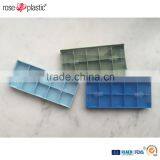 Plastic Transparent or Colored Carbide Inserts Packaging Box With Quick Press Closure of Lid Insert Box IB thumbnail-2