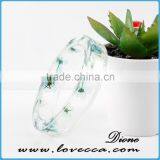Flower Jewelry- Real Flower Bangle- - Jewelry Made With Flowers thumbnail-3