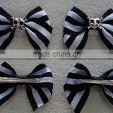 Halloween Butterfly Tie Hair Clips With Metal Skull Head Accessories thumbnail-1