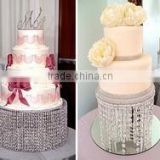 CScj-14 crystal wedding cake stand with hanging acrylic,wedding cake holder