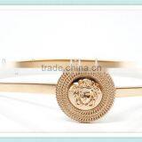 Fashion Ladies Gold Metal Belt