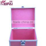 Elegant Pink Decorative Hard Shell Aluminum Frame Beauty Case thumbnail-5