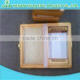 College Students 10 Pieces Wooden Microscope Prepared Slides Box