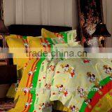 2014 fashion 100% polyester brushed bedding fabric for home textile with lovely pattern