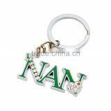 Fashion Zinc Alloy Letters Words Keychain With Rhinestone,metal Crystal Keychain,alloy Keyring,metal thumbnail-3