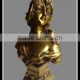 Famous Antique Bronze Lady Bust Of Sculpture thumbnail-1
