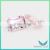 Russia Nanosital #1244 Prink Color Cut Big Gemstones 20*25mm for Ring Marking thumbnail-5