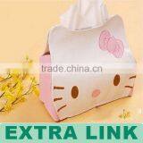 Customized Logo Printed Hello Kitty Tissue Box Packaging