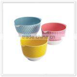 Pink Solid Color EU Standard Melamine Candy Bowl, Party Hear Shape Large Bowl thumbnail-4