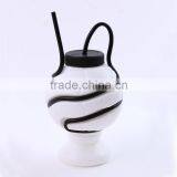 Plastic Cup With Swirly Straw thumbnail-3