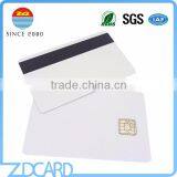 White Java Dual Interface CPU Smart Card thumbnail-3