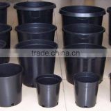 1 -20 gallon black plastic flower pot , tree plant pot,nursery pots plastic