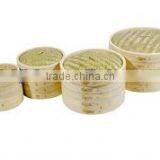 Bamboo Material Multiple Layers Vegetable Cake Basket Steamer thumbnail-4