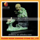 Hand Carved Lovely Granite Stone Little Monkey Statue thumbnail-6