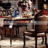 Luxury American Style Dining Room Furniture, Palace Royal Wooden Dining Table For 6 People and Chairs (BF01-ML018) thumbnail-2