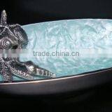Metal Aluminium Enamel Decorative Fruit Bowls thumbnail-1