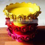 METAL DECORATIVE WEDDING CAKE STAND, WEDDING DECORATION FLOWER CAKE STAND thumbnail-1