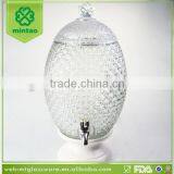 Beverage Use Pineapple Glass Dispenser With Stand thumbnail-2