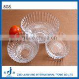 Clear Antique Glass Food Fruit Bowl for Dish Cake or Salad thumbnail-1