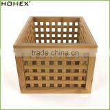 Handmade Bamboo Bin Fruit Storage Crate Homex BSCI/Factory thumbnail-1
