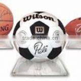 Factory Wholsale Acrylic Soccer Ball Display Case/soccer Ball Holder/lucite Ball Display Box thumbnail-4