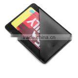 Crosshatch Black Front Pocket Card Holder Slim Wallet RFID Blocking thumbnail-2