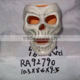 Ceramic Skull Halloween Decoration thumbnail-1