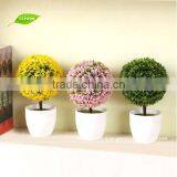 GP010-04 GNW Artificial Ornamental Plants in White Plant Pot for Restaurant Interior Decoration Design thumbnail-1