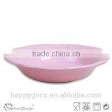 Broadside Simple Stylish Pure Color Pink Dinner Set thumbnail-3