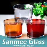 3PCS American Style Round Votive Candle Holder Glass thumbnail-1