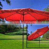 10" Ft Crank Tiltable Aluminum Umbrella for Outdoor, Market, Beach and Garden thumbnail-5