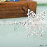 LED Electronic Light Acrylic Snowflake Hanging Xmas Tree Ornament thumbnail-4