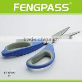 S1-1044A 7" 2Cr13 Stainless Steel Blade With PP+TPR Plastic Handle Plastic Scissor thumbnail-3
