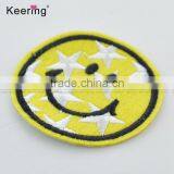 Colorful Smiley Face Embroidery Textile Patch WEF-025 thumbnail-3
