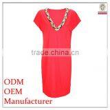 Casual Dress Manufacturer Loose Fitting Short Sleeve Ever Pretty Dress thumbnail-1